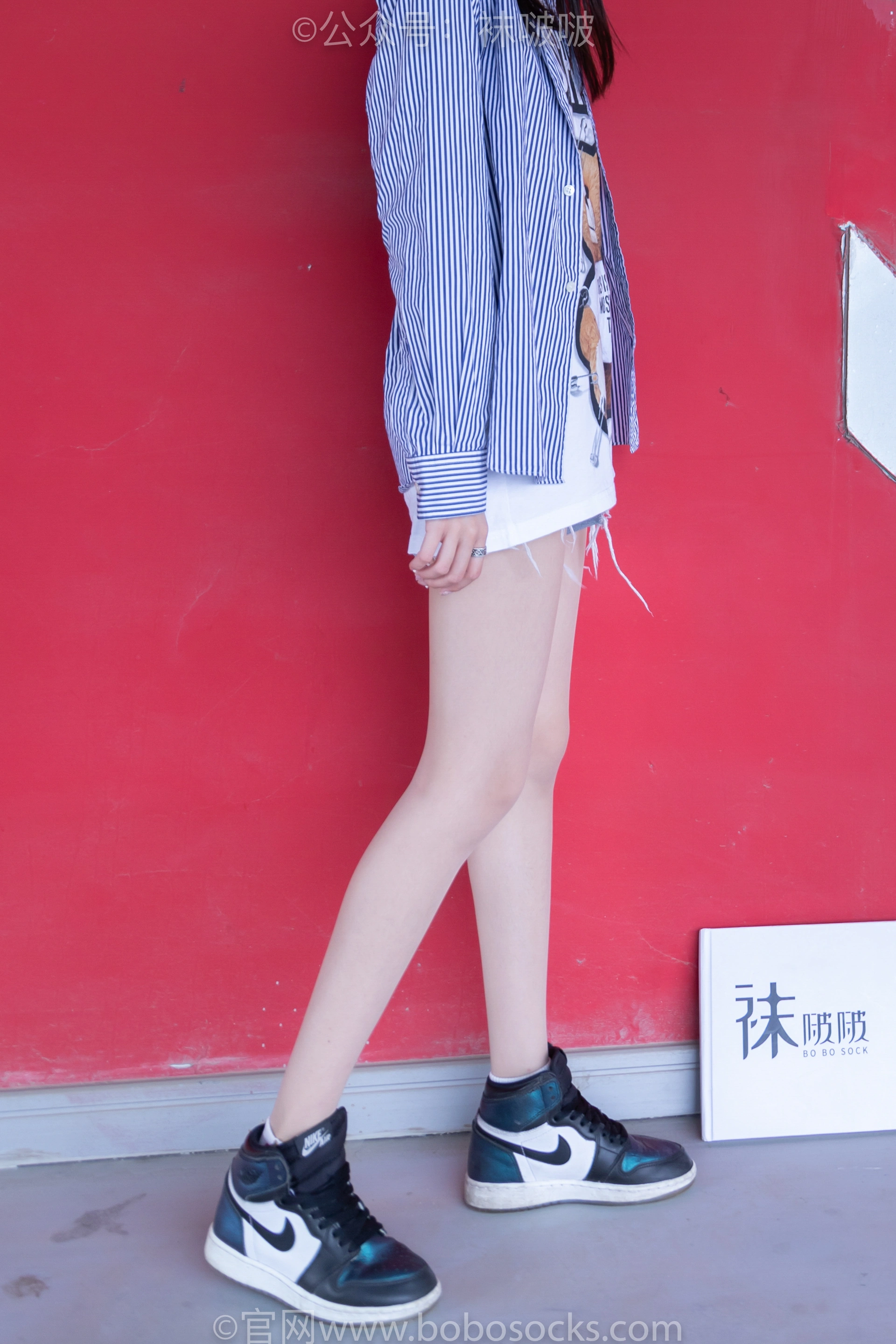 [BoBoSocks袜啵啵]NO.011 稚予-AJ、白色短棉袜、肉丝 3